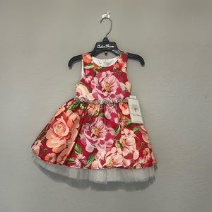 2t flower dress